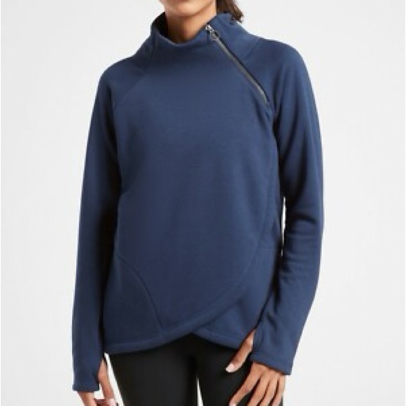 Athleta Cozy Karma Asym Pullover - Picture 1 of 5